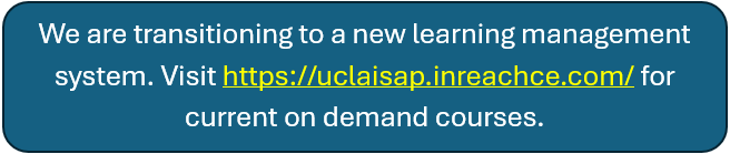 We are transitioning to a new learning management system